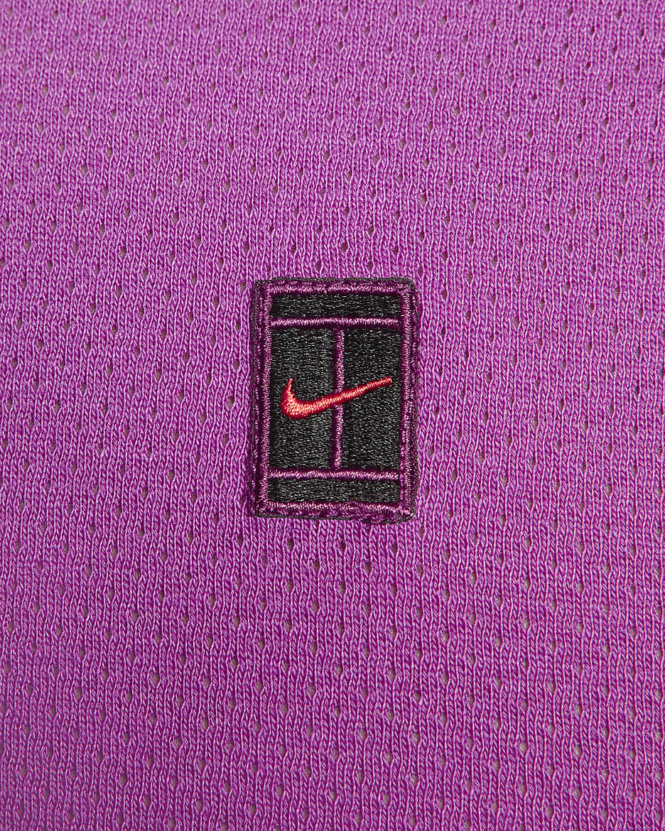 Nike court tennis heritage logo t shirt mens clearance